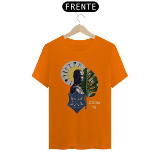 Nome do produto  Camiseta Ogum 100% Algodão Fio 30.1, 165g com costura reforçada de alta qualidade