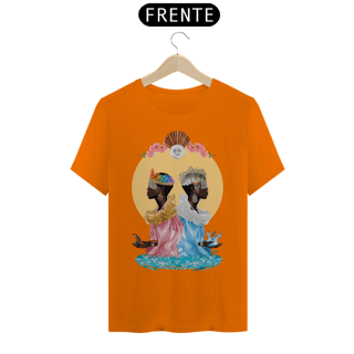 Nome do produto Camiseta Yabás Ewa e Yemanjá - By Ziggy Artes 100% Algodão Fio 30.1 Malha Fria Gola Ribana Costura Reforçada 3X Sem Juros