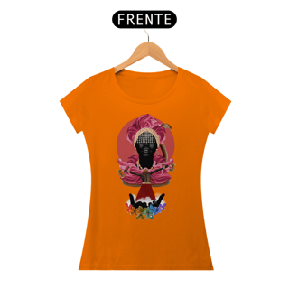 Nome do produto Camiseta Feminina Ewa e Xangô - By Ziggy Artes 100% Algodão Fio 30.1 Malha Fria Gola Ribana Costura Reforçada 3X Sem Juros [Frete Grátis]