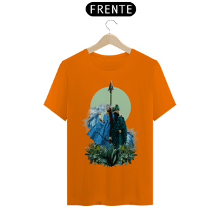 Nome do produto Camiseta Unissex Yemanjá e Oxóssi - By Ziggy Artes 100% Algodão Fio 30.1 Malha Fria Gola Ribana Costura Reforçada 3X Sem Juros 