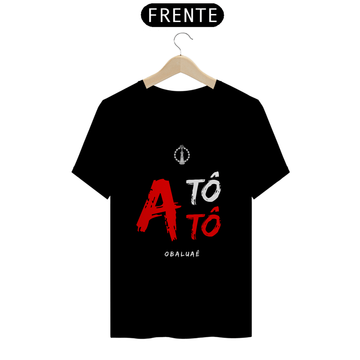 Nome do produto: Camiseta Obaluaê Masculina Atotô Algodão