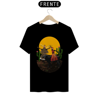 Nome do produto Camiseta Unissex Obaluaê e Iansã By Ziggy Artes 100% Algodão Fio 30.1 Malha Fria Gola Ribana Costura Reforçada 3X Sem Juros 