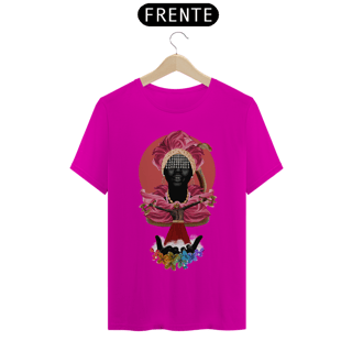 Nome do produto Camiseta Unissex Ewa e Xangô - By Ziggy Artes 100% Algodão Fio 30.1 Malha Fria Gola Ribana Costura Reforçada 3X Sem Juros [Frete Grátis]