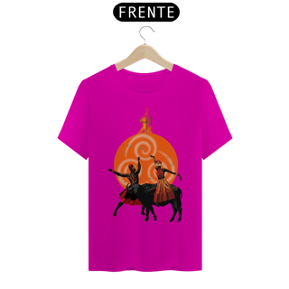Nome do produto Camiseta Unissex Exu e Yansã - By Ziggy Artes 100% Algodão Fio 30.1 Malha Fria Gola Ribana Costura Reforçada 3X Sem Juros [Frete Grátis]