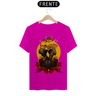 Nome do produto Camiseta Unissex Yansã e Xangô - - By Ziggy Artes 100% Algodão Fio 30.1 Malha Fria Gola Ribana Costura Reforçada 3X Sem Juros