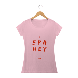Nome do produto Camiseta Feminina Oya Saudação  Epa Hey Oyá  