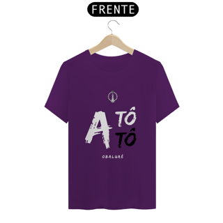 Nome do produto Camiseta Masculina Obalúwàiyé Saudação Atótóo Obalúwàiyé Vermelha 100% Algodão Fio 24.1, 145g costura simples e gola ribana