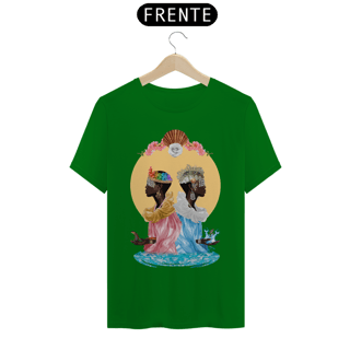 Nome do produto Camiseta Yabás Ewa e Yemanjá - By Ziggy Artes 100% Algodão Fio 30.1 Malha Fria Gola Ribana Costura Reforçada 3X Sem Juros