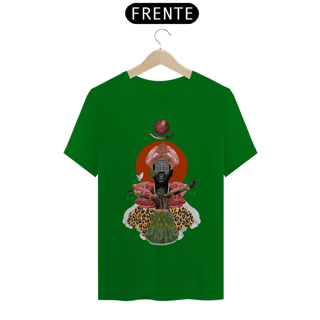 Nome do produto Camiseta Unissex Ossain e Oba - By Ziggy Artes 100% Algodão Fio 30.1 Malha Fria Gola Ribana Costura Reforçada 3X Sem Juros [Frete Grátis]