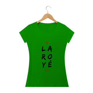 Nome do produto Camiseta Feminina Laroyê Exu Orixá Exu - Baby Long 
