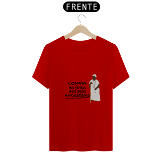 Nome do produto Camiseta Preto Velho 100% Algodão Fio alta qualidade