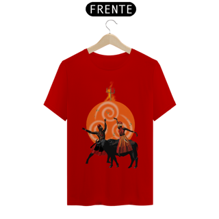 Nome do produto Camiseta Unissex Exu e Yansã - By Ziggy Artes 100% Algodão Fio 30.1 Malha Fria Gola Ribana Costura Reforçada 3X Sem Juros [Frete Grátis]