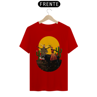 Nome do produto Camiseta Unissex Obaluaê e Iansã By Ziggy Artes 100% Algodão Fio 30.1 Malha Fria Gola Ribana Costura Reforçada 3X Sem Juros 