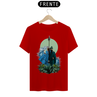Nome do produto Camiseta Unissex Yemanjá e Oxóssi - By Ziggy Artes 100% Algodão Fio 30.1 Malha Fria Gola Ribana Costura Reforçada 3X Sem Juros 