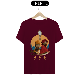 Nome do produto Camiseta Unissex Oxum e Iansã - By Ziggy Artes 100% Algodão Fio 30.1 Malha Fria Gola Ribana Costura Reforçada