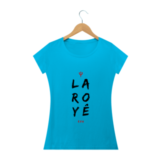 Nome do produto Camiseta Feminina Laroyê Exu Orixá Exu - Baby Long 