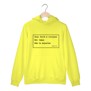 Nome do produto Seja forte e corajoso | Moletom