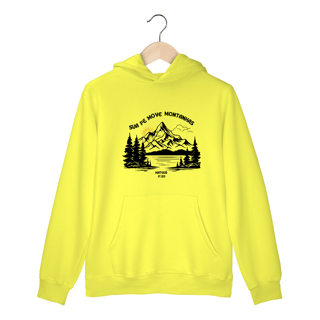 Nome do produto Sua Fé move montanhas | Moletom