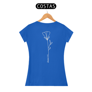 Nome do produto Lucas 8:15 - Tulipa | Camiseta feminina