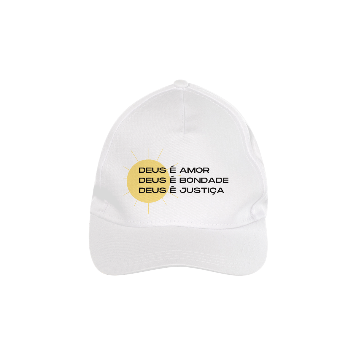 Nome do produto: Deus é amor, bondade, justiça | Boné