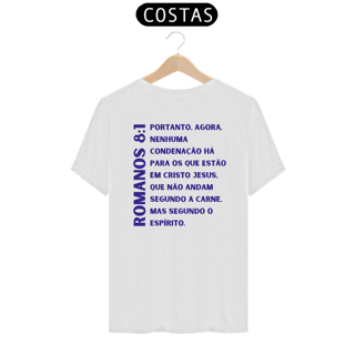 Nome do produto Romanos 8:1 | Camiseta unissex
