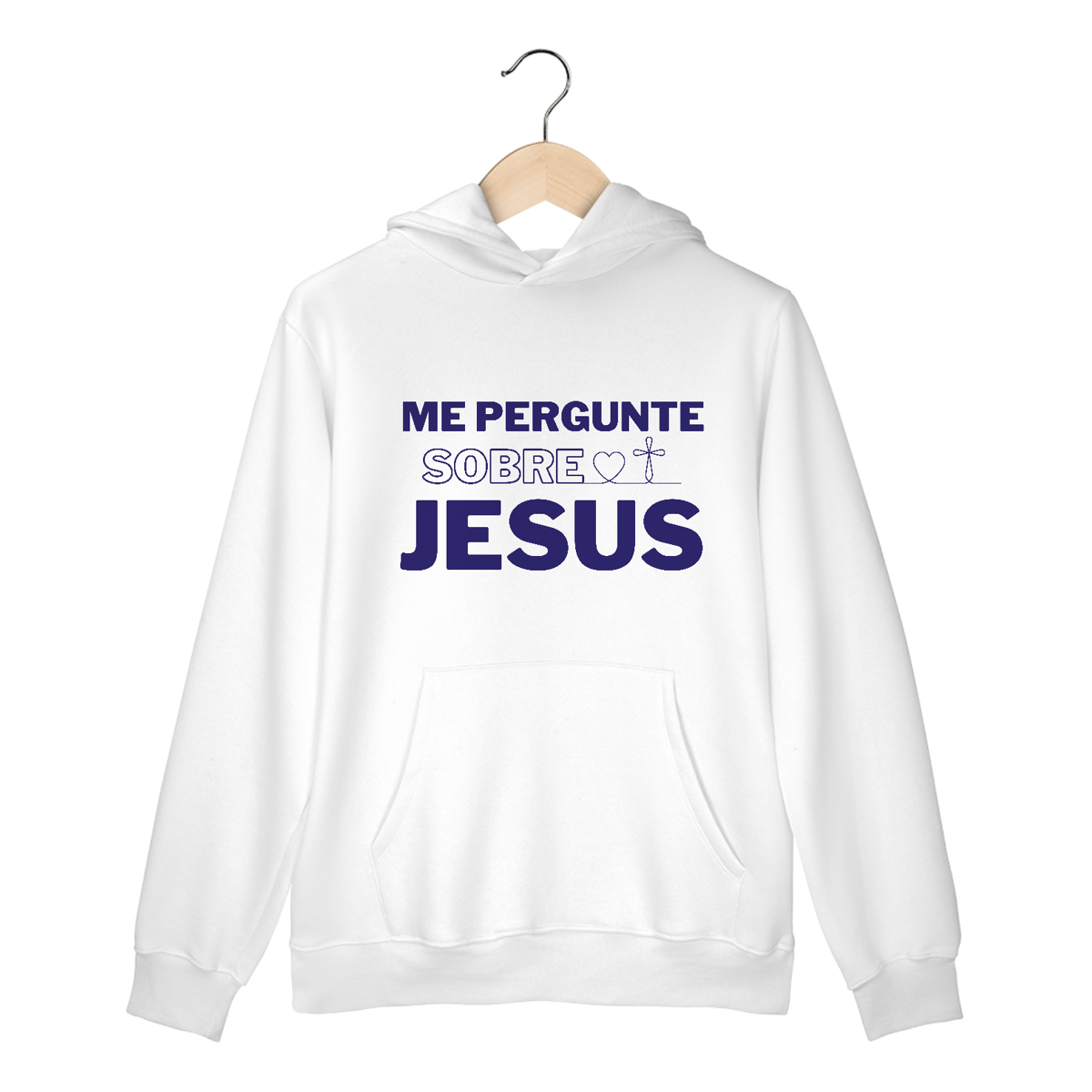 Nome do produto: Me pergunte sobre Jesus | Moletom