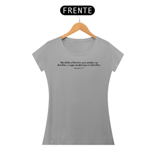 Nome do produto Bendito o homem.. (Jeremias 17:7) | Camiseta feminina