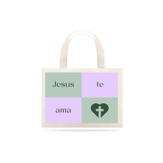 Nome do produto Jesus te ama | Ecobag