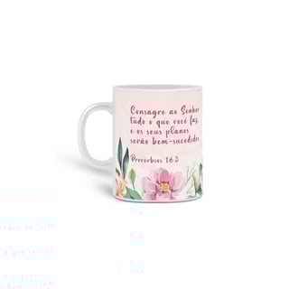 Nome do produto Provérbios 16:3 | Caneca