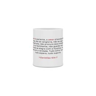 Nome do produto 1 Coríntios 13:4-7 | Caneca