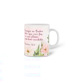 Nome do produto Provérbios 16:3 | Caneca
