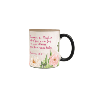 Nome do produto Provérbios 16:3 | Caneca mágica