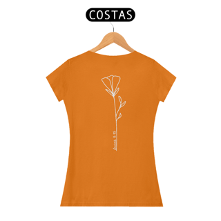 Nome do produto Lucas 8:15 - Tulipa | Camiseta feminina