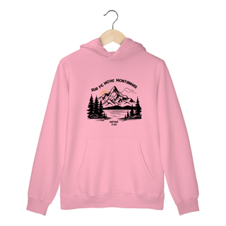 Nome do produto Sua Fé move montanhas | Moletom