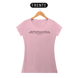 Nome do produto Bendito o homem.. (Jeremias 17:7) | Camiseta feminina