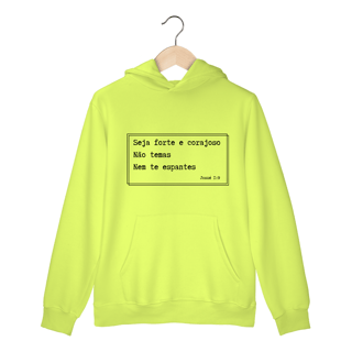 Nome do produto Seja forte e corajoso | Moletom