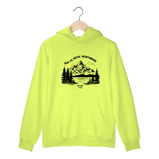 Nome do produto Sua Fé move montanhas | Moletom