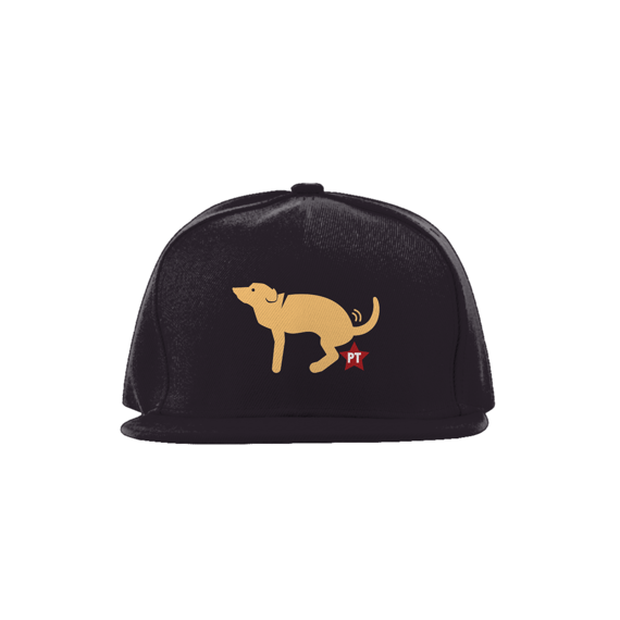 Doguinho caramelo cagando o PT | Petismo é uma merda