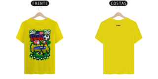 Nome do produto Camiseta Masculina Amarela RUMO AO HEXA