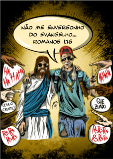 Nome do produto Poster Não me envergonho do Evangelho