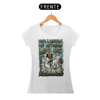 Nome do produto Camiseta Feminina Qual é o som de quando Deus desce na terra?