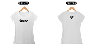 Nome do produto Camiseta Feminina JOÃO 3:16 AMOR / LOGO FIFA 2