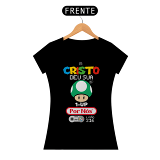 Nome do produto Camiseta Feminina - 1 João 3:16 CRISTO DEU SUA VIDA POR NÓS