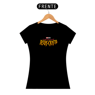 Nome do produto Camiseta Feminina JESUS CRISTO / HOMEM ARANHA