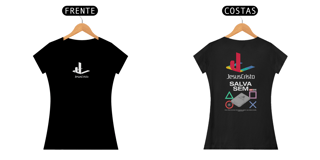 Nome do produto Camiseta Feminina JESUS SALVA SEM MEMORY CARD
