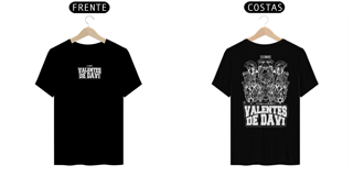 Nome do produto Camiseta Masculina Preta VALENTES DE DAVI