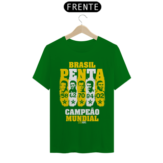 Nome do produto CAMISETA VERDE - PENTA CAMPEÃO 58-62-70-94-02