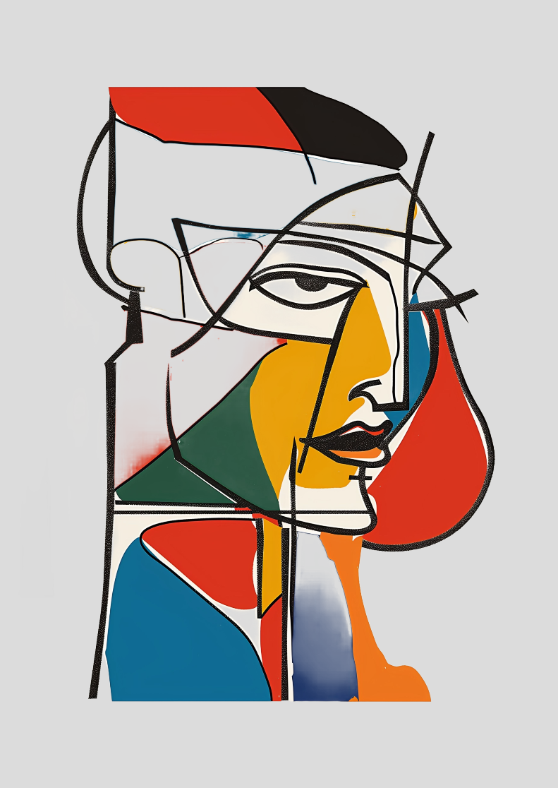 Nome do produto: O Rosto/Estilo Picasso