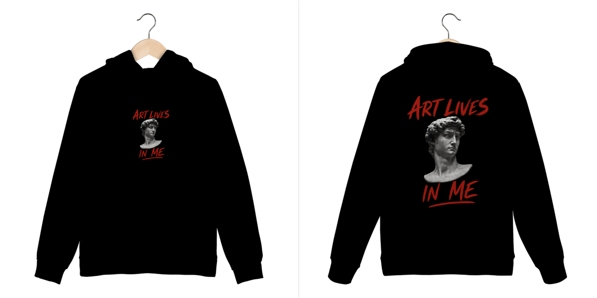 Nome do produto: Moletom Art Lives in Me - Michelangelo 