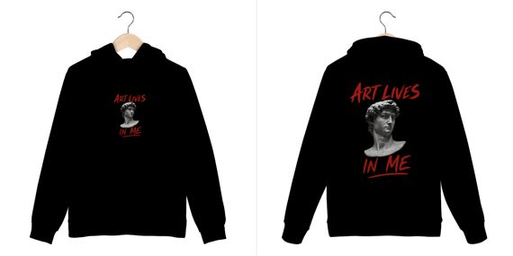 Moletom Art Lives in Me - Michelangelo 